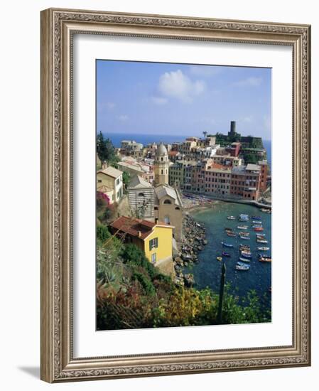 Vernazza, Cinque Terre, Unesco World Heritage Site, Italian Riviera, Liguria, Italy, Europe-Sheila Terry-Framed Photographic Print