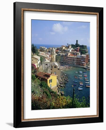 Vernazza, Cinque Terre, Unesco World Heritage Site, Italian Riviera, Liguria, Italy, Europe-Sheila Terry-Framed Photographic Print