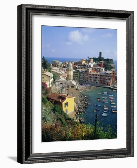 Vernazza, Cinque Terre, Unesco World Heritage Site, Italian Riviera, Liguria, Italy, Europe-Sheila Terry-Framed Photographic Print