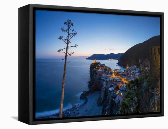 Vernazza, Cinque Terre, UNESCO World Heritage Site, Liguria, Italy, Europe-Gavin Hellier-Framed Premier Image Canvas