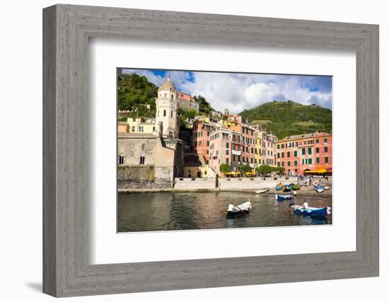 Vernazza, Cinque Terre, UNESCO World Heritage Site, Liguria, Italy, Europe-Peter Groenendijk-Framed Photographic Print