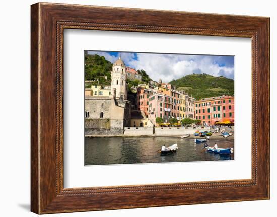 Vernazza, Cinque Terre, UNESCO World Heritage Site, Liguria, Italy, Europe-Peter Groenendijk-Framed Photographic Print