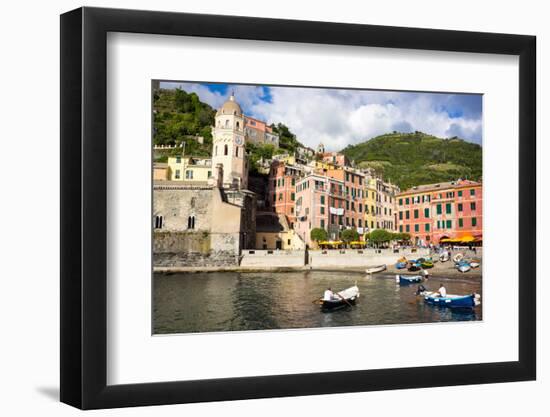 Vernazza, Cinque Terre, UNESCO World Heritage Site, Liguria, Italy, Europe-Peter Groenendijk-Framed Photographic Print