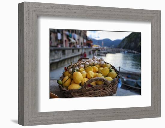 Vernazza Still Life, Cinque Terre, Italy-George Oze-Framed Photographic Print