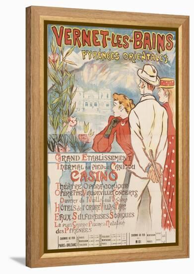 Vernet-Les-Bains, 1896-Théophile Alexandre Steinlen-Framed Premier Image Canvas