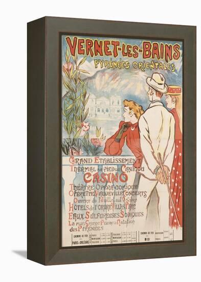 Vernet-Les-Bains, 1896-Théophile Alexandre Steinlen-Framed Premier Image Canvas