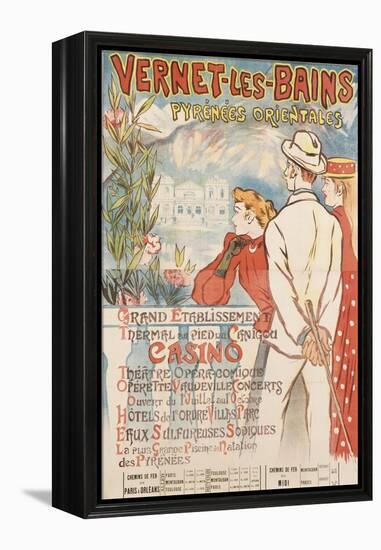 Vernet-Les-Bains, 1896-Théophile Alexandre Steinlen-Framed Premier Image Canvas