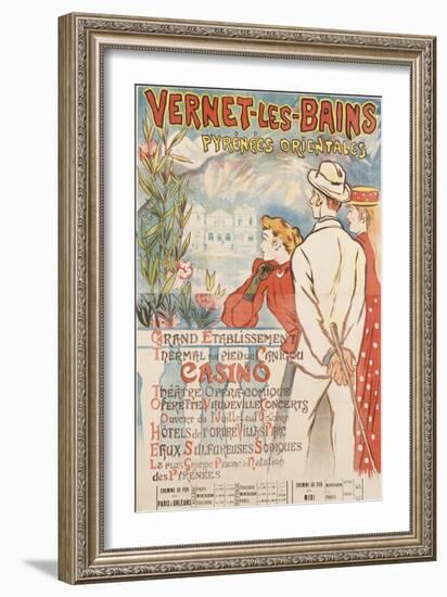 Vernet-Les-Bains, 1896-Théophile Alexandre Steinlen-Framed Giclee Print