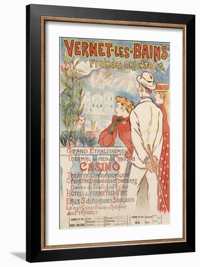 Vernet-Les-Bains, 1896-Théophile Alexandre Steinlen-Framed Giclee Print