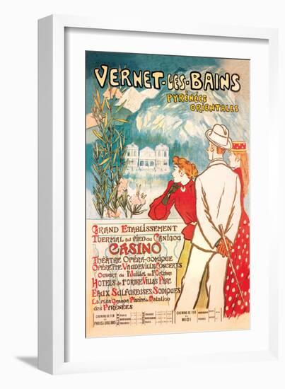 Vernet-les-Bains: Pyrenees Orientales, c.1896-Th?ophile Alexandre Steinlen-Framed Art Print