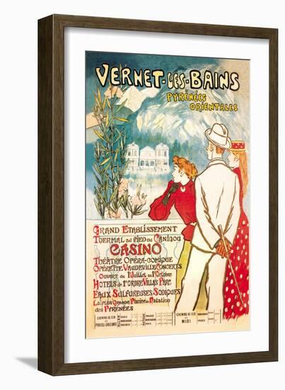 Vernet-les-Bains: Pyrenees Orientales, c.1896-Théophile Alexandre Steinlen-Framed Premium Giclee Print