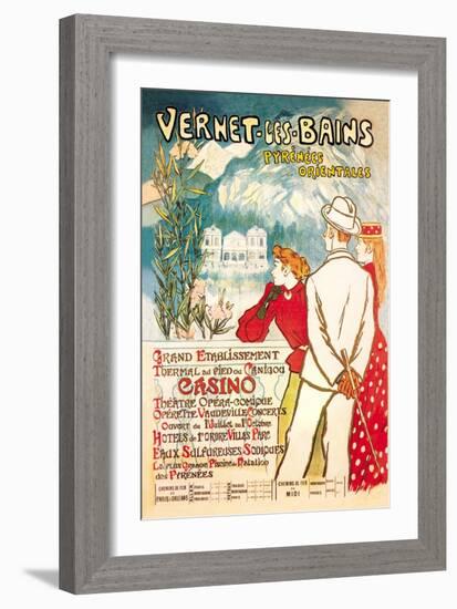 Vernet-les-Bains: Pyrenees Orientales, c.1896-Théophile Alexandre Steinlen-Framed Art Print