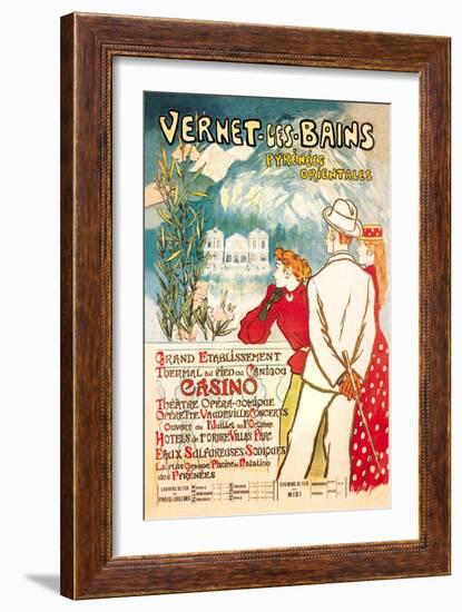 Vernet-les-Bains: Pyrenees Orientales, c.1896-Théophile Alexandre Steinlen-Framed Art Print