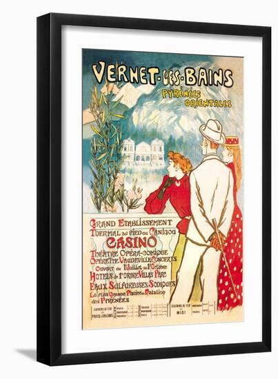 Vernet-les-Bains: Pyrenees Orientales, c.1896-Théophile Alexandre Steinlen-Framed Art Print