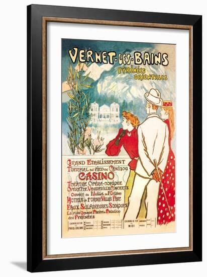 Vernet-les-Bains: Pyrenees Orientales, c.1896-Théophile Alexandre Steinlen-Framed Art Print