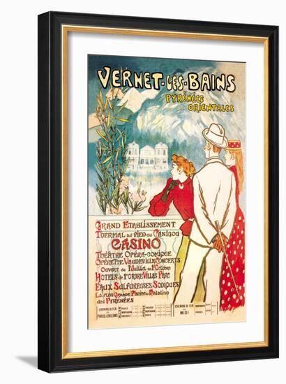 Vernet-les-Bains: Pyrenees Orientales, c.1896-Théophile Alexandre Steinlen-Framed Art Print