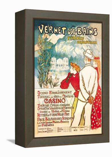 Vernet-les-Bains: Pyrenees Orientales, c.1896-Théophile Alexandre Steinlen-Framed Stretched Canvas