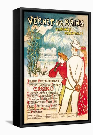 Vernet-les-Bains: Pyrenees Orientales, c.1896-Théophile Alexandre Steinlen-Framed Stretched Canvas