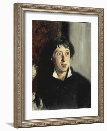 Vernon Lee, 1881-John Singer Sargent-Framed Giclee Print