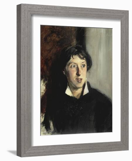 Vernon Lee, 1881-John Singer Sargent-Framed Giclee Print