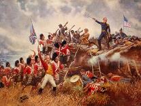 Painting of Andrew Jackson and his troops at the Battle of New Orleans.-Vernon Lewis Gallery-Art Print