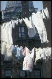 Laundry on Line in Slum Area in New York City-Vernon Merritt III-Photographic Print