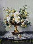 Still Life with Buddleia, Hydrangea and Clematis-Vernon Ward-Mounted Giclee Print