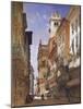 Verona: Corso Sant' Anastasia and the Palazzo Maffei-William Callow-Mounted Giclee Print