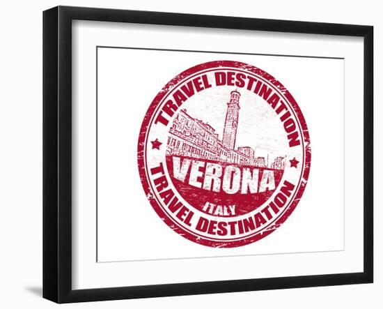 Verona Stamp-radubalint-Framed Art Print