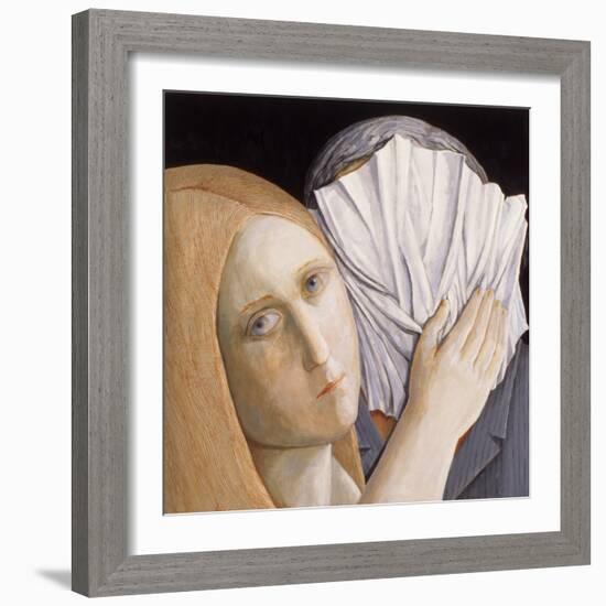 Veronica and the Man 1, 2009-Evelyn Williams-Framed Giclee Print