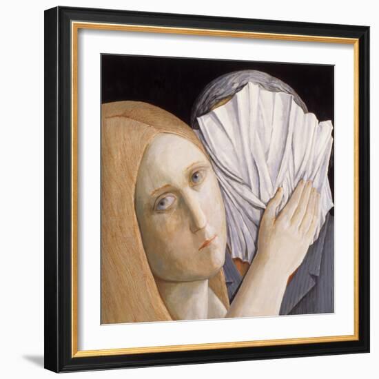 Veronica and the Man 1, 2009-Evelyn Williams-Framed Giclee Print