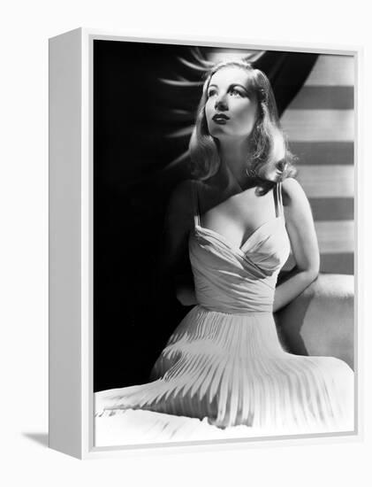 Veronica Lake (1919-1973) American Actress C. 1941-null-Framed Stretched Canvas