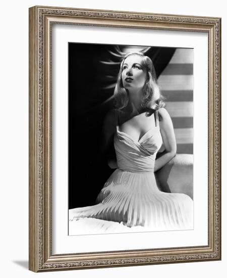 Veronica Lake (1919-1973) American Actress C. 1941-null-Framed Photo