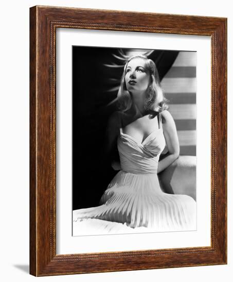 Veronica Lake (1919-1973) American Actress C. 1941-null-Framed Photo