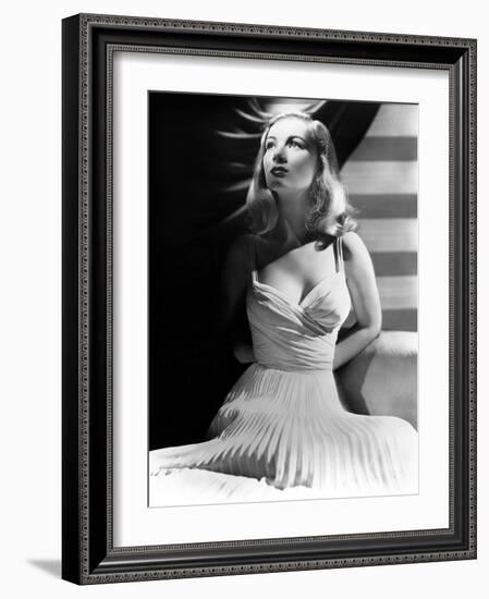 Veronica Lake (1919-1973) American Actress C. 1941-null-Framed Photo