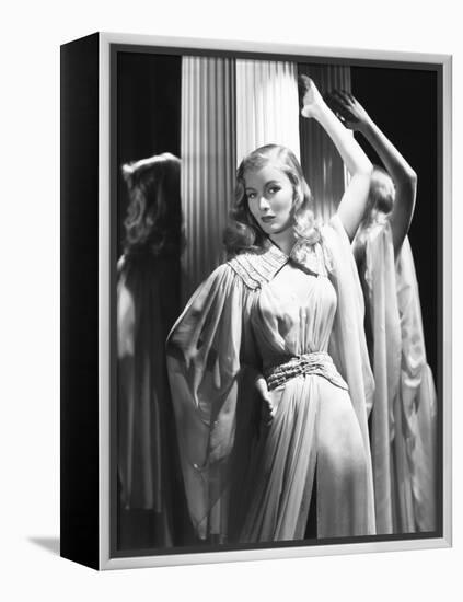 Veronica Lake, 1940-null-Framed Premier Image Canvas