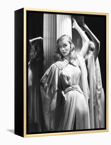 Veronica Lake, 1940-null-Framed Premier Image Canvas