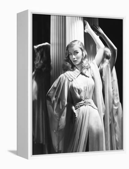 Veronica Lake, 1940-null-Framed Premier Image Canvas