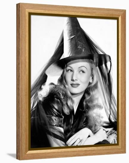 Veronica Lake in Publicity Pose for I Married a Witch, 1942-null-Framed Stretched Canvas