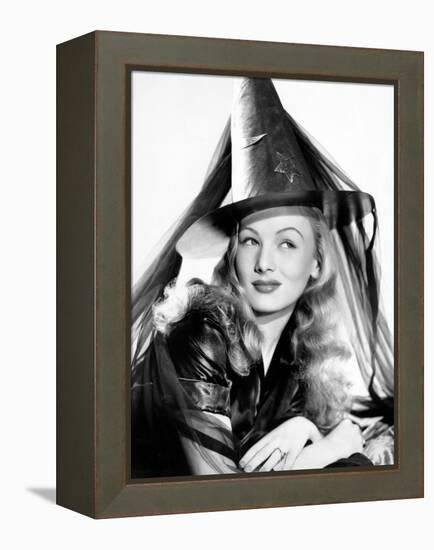 Veronica Lake in Publicity Pose for I Married a Witch, 1942-null-Framed Stretched Canvas