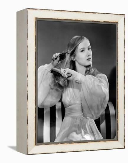 Veronica Lake, Portrait-null-Framed Stretched Canvas