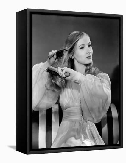 Veronica Lake, Portrait-null-Framed Stretched Canvas