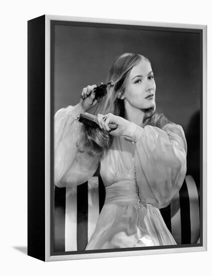 Veronica Lake, Portrait-null-Framed Stretched Canvas