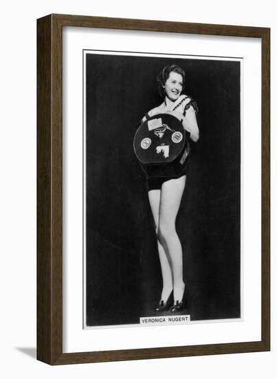 Veronica Nugent, Actress, C1936-C1939-null-Framed Giclee Print