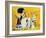 Veronica on the Porch Yellow-Vaan Manoukian-Framed Art Print