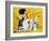 Veronica on the Porch Yellow-Vaan Manoukian-Framed Art Print