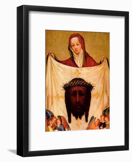 Veronica Shroud of Jesus-null-Framed Art Print