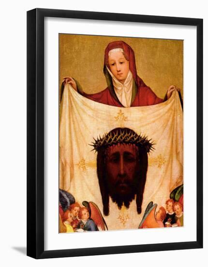 Veronica Shroud of Jesus-null-Framed Art Print