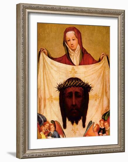 Veronica Shroud of Jesus-null-Framed Art Print