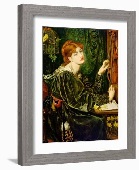 Veronica Veronese, 1872-Dante Gabriel Charles Rossetti-Framed Giclee Print